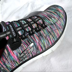 Mutli- rainbow colored size 8 Women’s Skechers Shoes